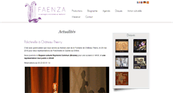 Desktop Screenshot of faenza.fr