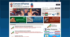 Desktop Screenshot of comune.faenza.ra.it