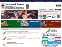 Tablet Screenshot of comune.faenza.ra.it